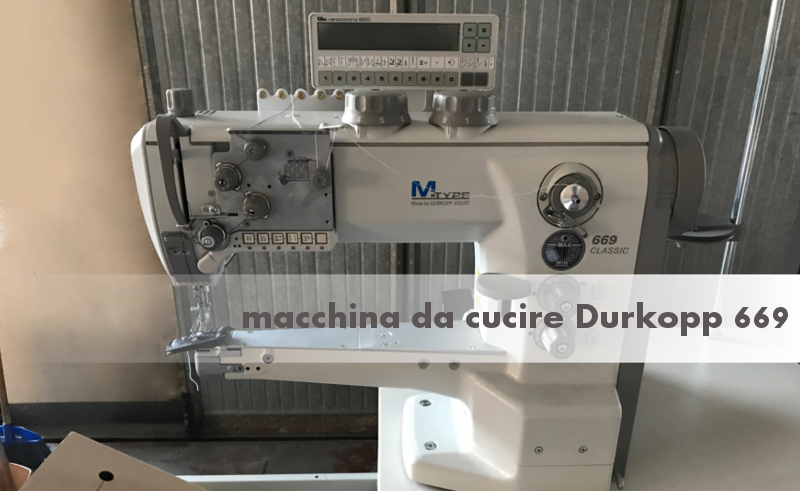 Durkoop 669: ideale per cucire materiale tubolare