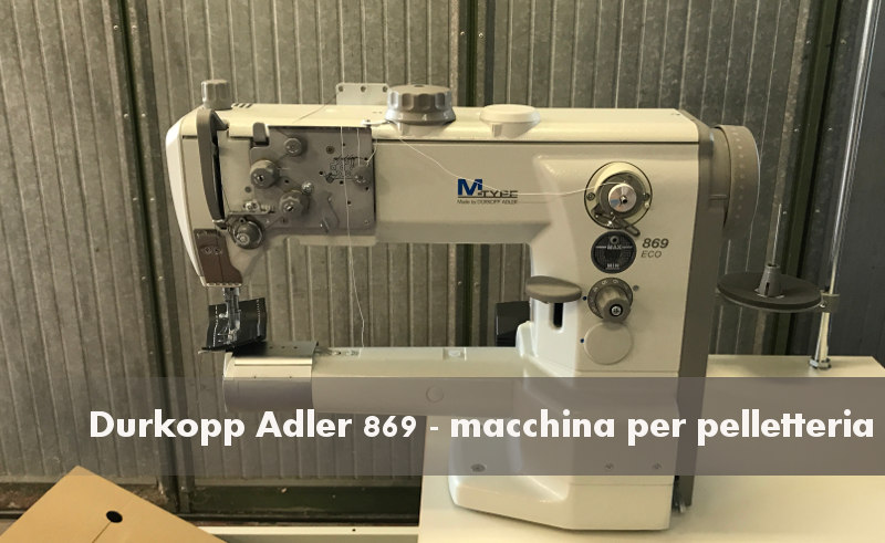 Durcopp Adler 869: macchina per pelletteria