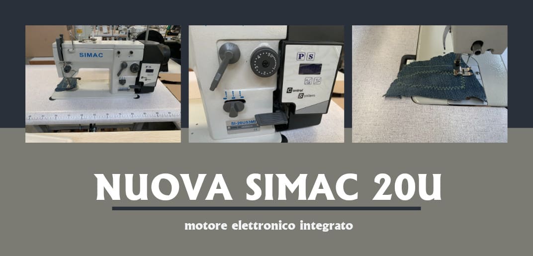 Nuova Simac 20U - macchina da cucire artigianale industriale